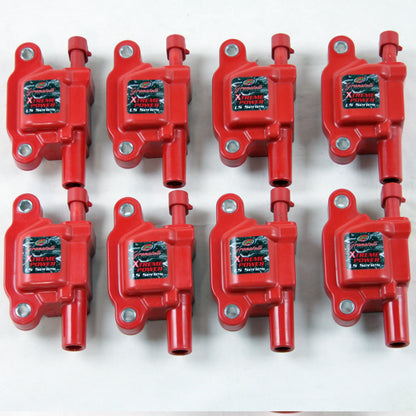 Granatelli Motor Sports Granatelli 05-13 GM LS1/LS2/LS3/LS4/LS5/LS6/LS7/LS9/LSA Hi-Perf Coil Packs - Red (Set of 8) 28-0513-CPR 28-0513-CPR Photo - Primary