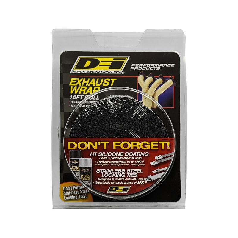 DEI Exhaust Wrap 2in x 15ft - Black 10121 10121 Photo - Unmounted