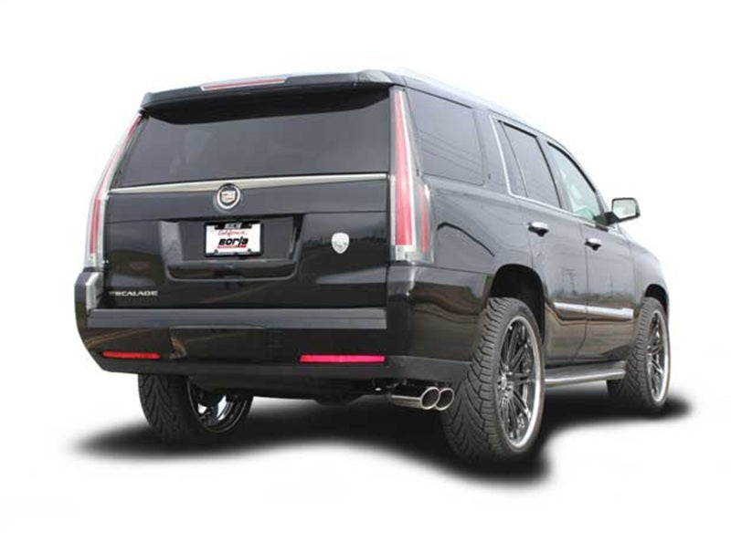 Borla 15-16 Cadillac Escalade ESV 6.2L Auto Trans Dual Round Rolled Truck Side Exit Catback Exhaust 140560 140560 Photo - Close Up