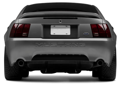 Raxiom 99-04 Ford Mustang Excluding 99-01 Cobra Tail Lights- Black Housing (Smoked Lens) 49080 49080 Photo - Close Up