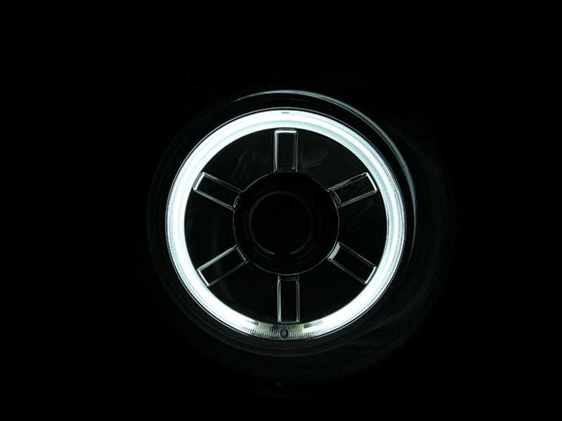 Anzo 2007-2013 Toyota Fj Cruiser Projector Headlights w/ Halo Chrome 111115 Photo - Mounted
