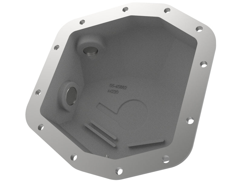 aFe Street Series Rear Differential Cover Raw w/Machined Fins 20+ Jeep Gladiator JT (Dana M220) 46-71190A 46-71190A Photo - Unmounted