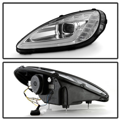 SPYDER 05-13 Chevy Corvette C6 Projector Headlights Seq LED Turn Signal w/SB DRL Parking Light 5087928 5087928 User 1