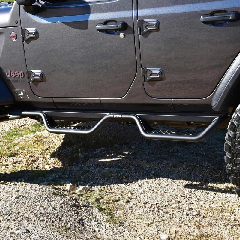 Westin 18-22 Jeep Wrangler JL Unlimited Outlaw Nerf Step Bars 20-14065 20-14065 Photo - Mounted