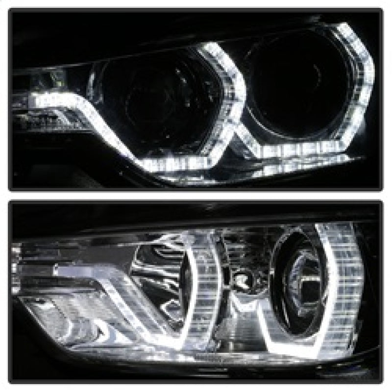 Spyder 12-14 BMW F30 3 Series 4DR Projector Headlights - LED DRL - Chrome (PRO-YD-BMWF3012-DRL-C) 5084354 5084354 Photo - Unmounted