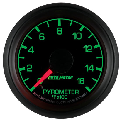 Autometer 2-1/16" Pyrometer, 0-1600 °F, Stepper Motor, Ford Factory Match 8444 User 4