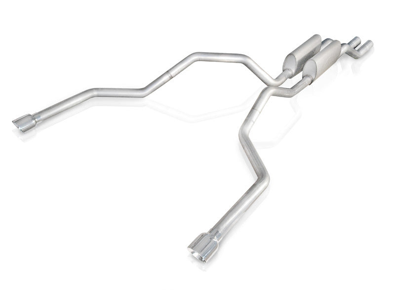 Stainless Works 2004-08 F150 5.4L Exhaust 2-1/2in Chambered Mufflers Under Bumper Exit 08F150TDUB 08F150TDUB Photo - Primary