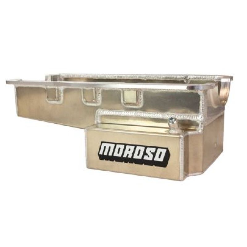 Moroso Ford 289-302 Road Race Baffled Front Sump 8in Deep Aluminum Oil Pan 20537