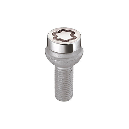 McGard Wheel Lock Bolt Set - 4pk. (Radius Seat) M12X1.5 / 17mm Hex / 20.6mm Shank Length - Chrome 28176 28176 Photo - Primary