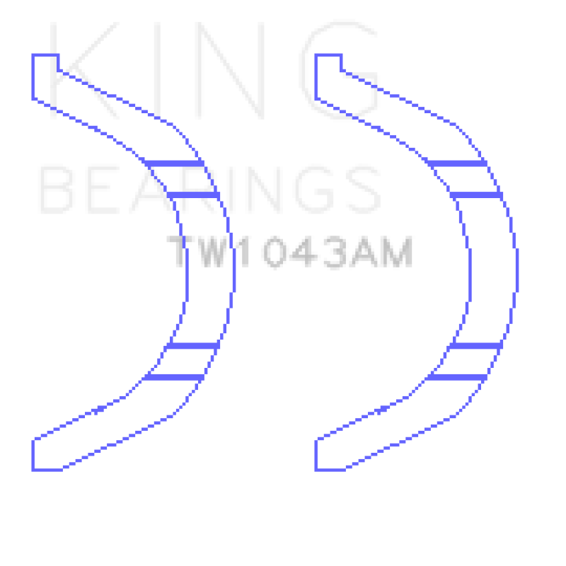 King Engine Bearings King Nissan HR15 / 16DE Thrust Washer Set TW1043AM TW1043AM Photo - Primary
