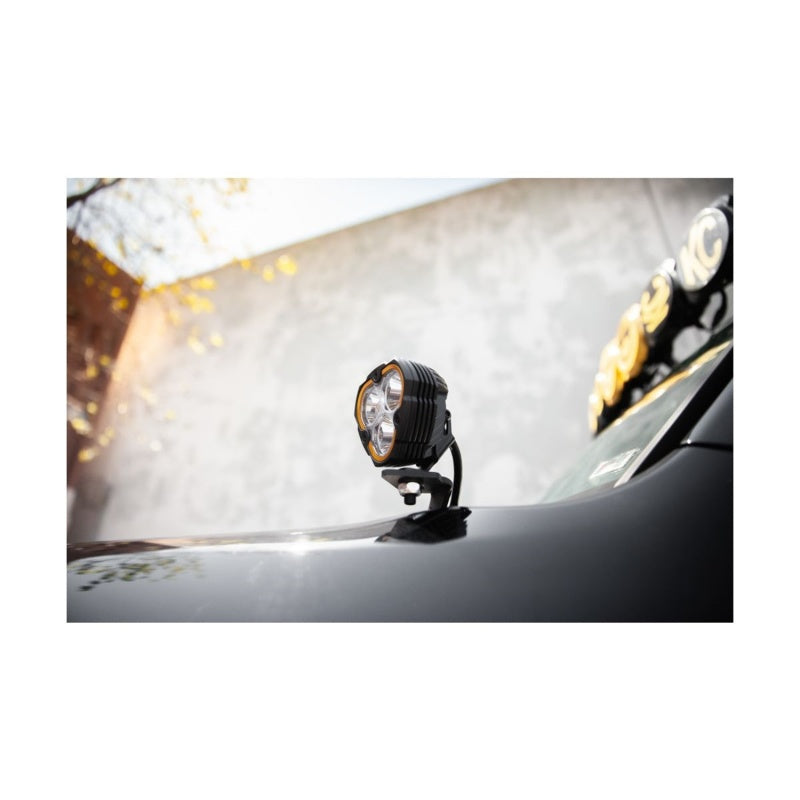 KC HiLiTES FLEX ERA® 3 - Single Light - 40W Spot Beam 1282 Photo - Mounted