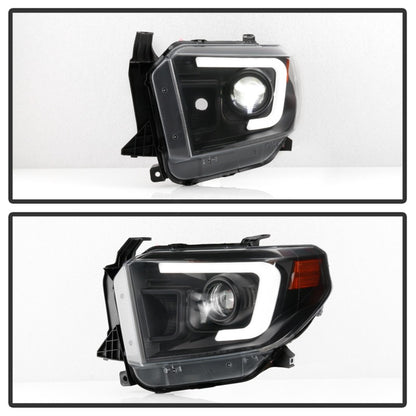 SPYDER 14-17 Toyota Tundra(SR/SR5) Light Bar Projector Headlights - LED - Black PRO-YD-TTU14AP-BK 5088055 5088055 Photo - Unmounted
