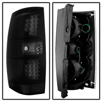 SPYDER Xtune Mc Yukon/Yukon Denali 07-14 LED Tail Lights Black Smoked ALT-JH-CSUB07-LED-G2-BSM 9033926 9033926 Photo - Unmounted