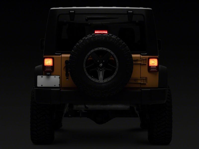 Raxiom07-18 Jeep Wrangler JK Axial Series Hyper Flash LED Third Brake Light- Red J137870 J137870 Photo - Close Up