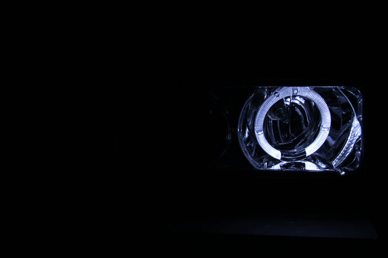 Anzo 1998-2005 Chevrolet S-10 Projector Headlights w/ Halo Chrome 111016 Photo - Unmounted