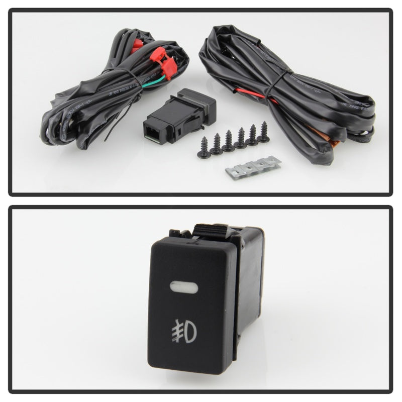 Spyder 18-19 Honda Accord Sedan OEM LED Fog Lights w/OEM Fit Switch - Clear (FL-HA2018-4D-LED-C) 5086310 5086310 Photo - Unmounted