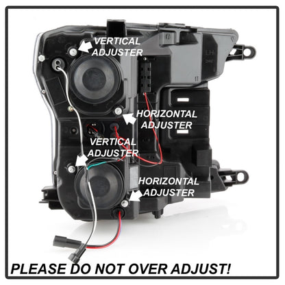 Spyder 18-19 Ford F-150 Proj Headlights - Halogen Model - LED Seq Turn - Blk PRO-YD-FF15018-LBSEQ-BK 5086648 5086648 Photo - Unmounted