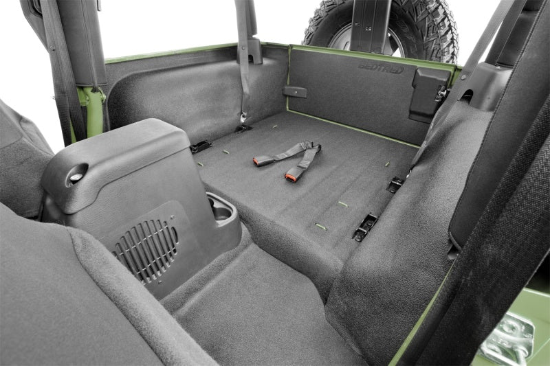 Bedrug 97-06 Jeep TJ 97-06 Rear Floor Liner 4PC Cargo Kit BTTJ97R Photo - Mounted