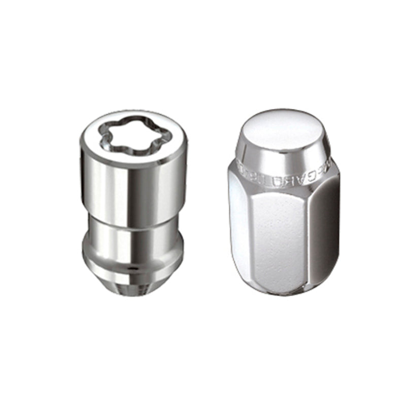 McGard 5 Lug Hex Install Kit (Clamshell) w/Locks (Cone Seat Nut) M12X1.5 / 13/16 Hex - Chrome 84557CN 84557CN Photo - Primary