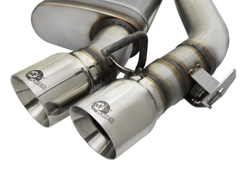 aFe  POWER 49-34068-P MACH Force-Xp 3" 304 SS Axle-Back Exhaust System 49-34068-P Photo - Unmounted