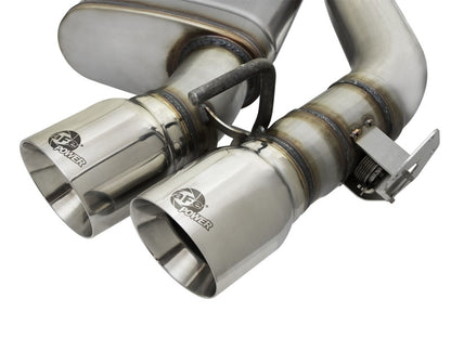 aFe  POWER 49-34068-P MACH Force-Xp 3" 304 SS Axle-Back Exhaust System 49-34068-P Photo - Unmounted
