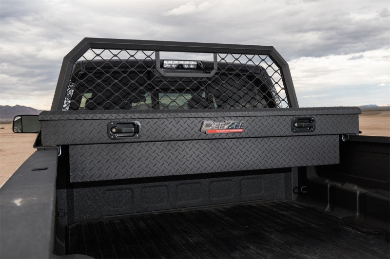 Dee Zee Deezee Universal Tool Box - Red Crossover - Single Lid Black BT (Txt Blk) DZ10170TB DZ10170TB Photo - Mounted