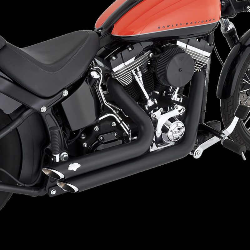 Vance and Hines Shortshots Stagg Pcx Blk 47325