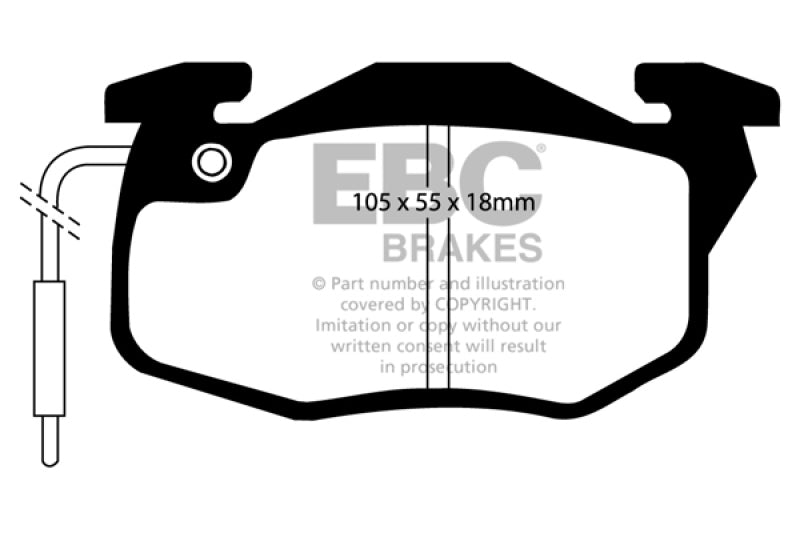 EBC Disc Brake Pad Set DP2545 Photo - Primary