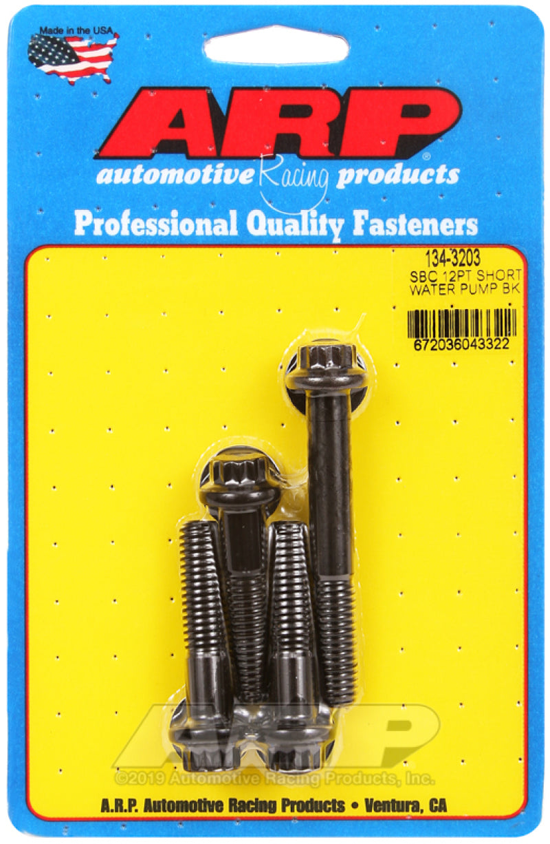 ARP SB Chevy 12pt Short Water Pump Bolt Kit 134-3203 User 1