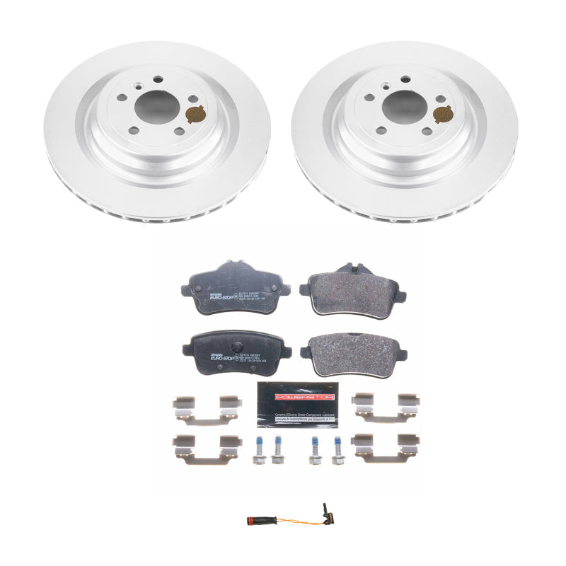 Power Stop 17-19 Mercedes-Benz GLS450 Rear Euro-Stop Brake Kit ESK7448 ESK7448 Photo - Primary