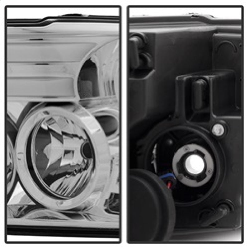 Spyder Dodge Ram 13-15 Projector Headlights Light Bar DRL Chrome PRO-YD-DR13-LBDRL-C 5080905 5080905 Photo - Unmounted