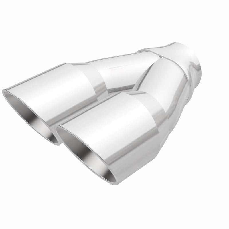 Magnaflow Double Wall 3in Dual Round Polished Tip 2.25in Inlet 35226 35226 360 Degree Image Set