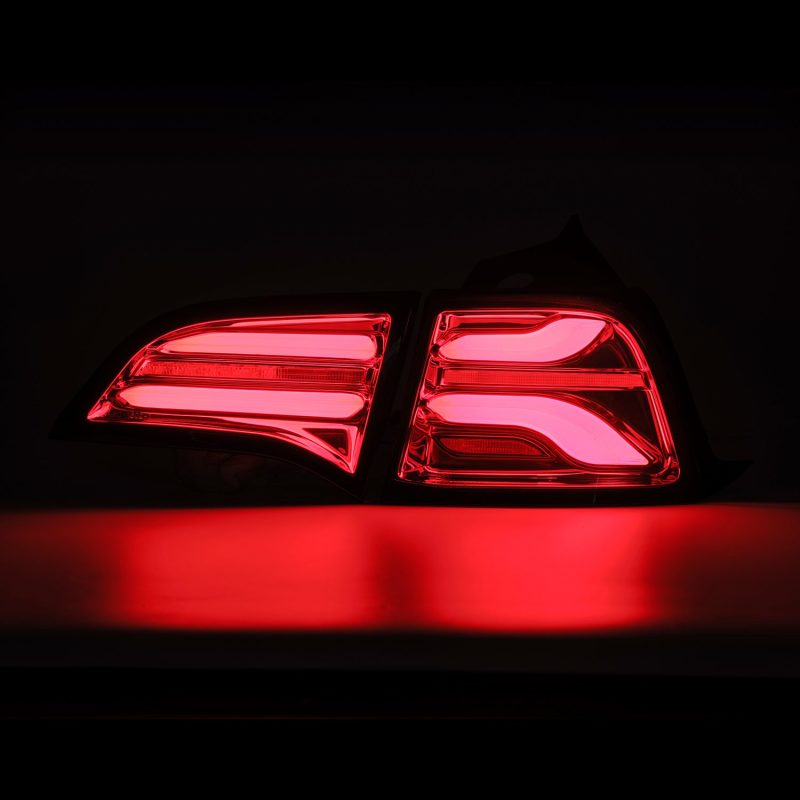 AlphaRex 17-22 Tesla Model 3 PRO-Series LED Tail Lights Red Smoke w/Seq Sig 601020 601020 User 1