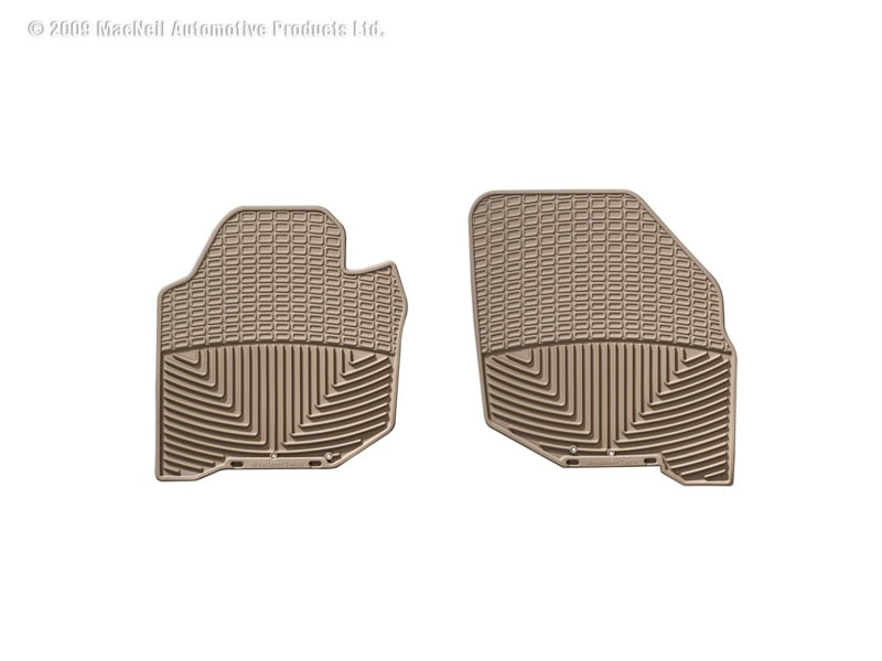 WeatherTech WT Rubber Mats - Front - Tan Floor Mats Floor Mats - Rubber main image