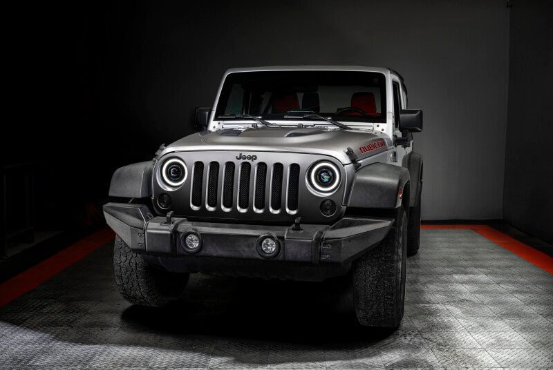 ORACLE Lighting Oracle Oculus 7in Bi-LED Projector Headlights for Jeep Wrangler JK - 6000K 5876-001 5876-001 Photo - lifestyle view