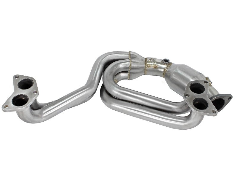 aFe 12-17 Toyota 86 / FRS / BRZ Twisted Steel 304 Stainless Steel Long Tube Header w/ Cat 48-36005-1HC 48-36005-1HC Photo - Unmounted