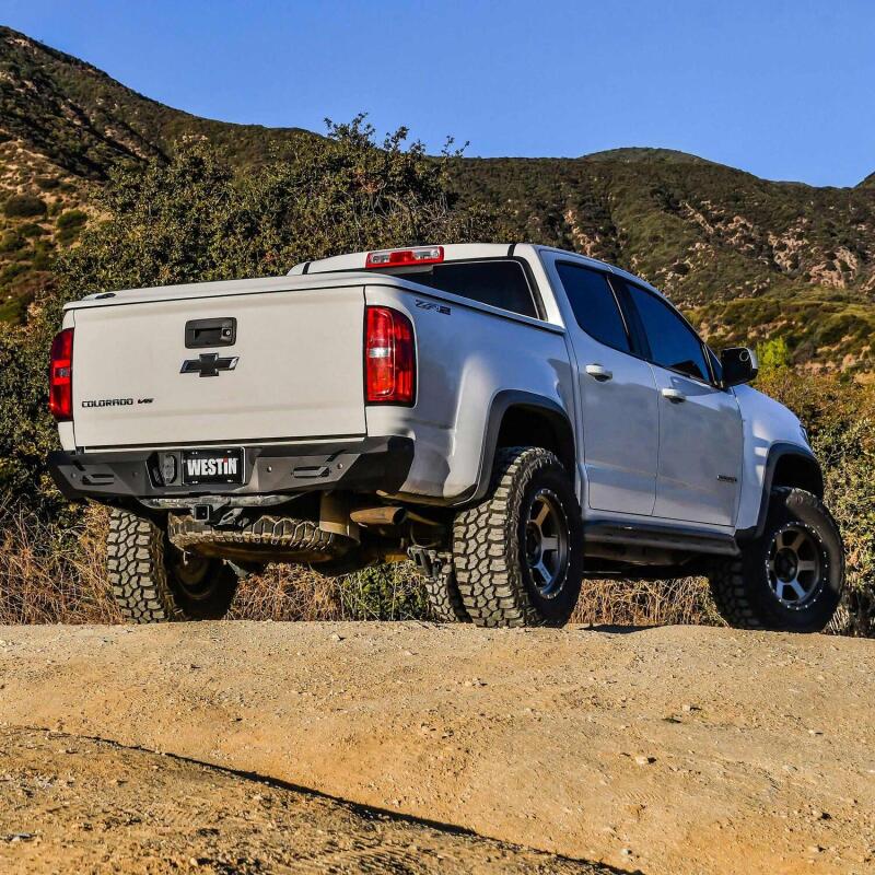 Westin 15-22 Chevrolet/GMC Colorado/Canyon Pro-Series Rear Bumper - Textured Black 58-421055 58-421055 Photo - Mounted