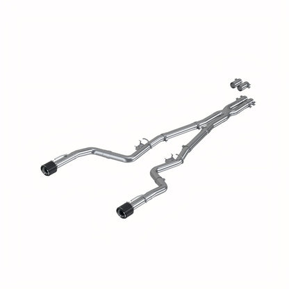 MBRP 17-21 Charger 5.7L/6.2L/6.4L 3in Race Profile Cat-Back w/Dual Carbon Fiber Tips T304 SS Exhaust S71183CF S71183CF Photo - Primary