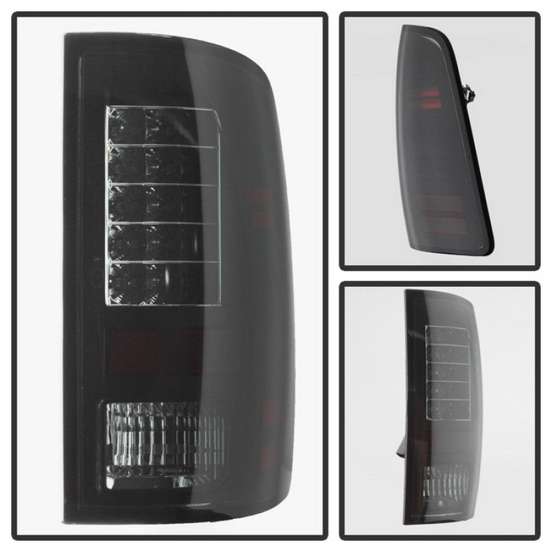 Spyder Dodge Ram 1500 09-14 LED Tail Lights Incandescent- Blk Smke ALT-YD-DRAM09-LED-BSM 5078124 5078124 User 1