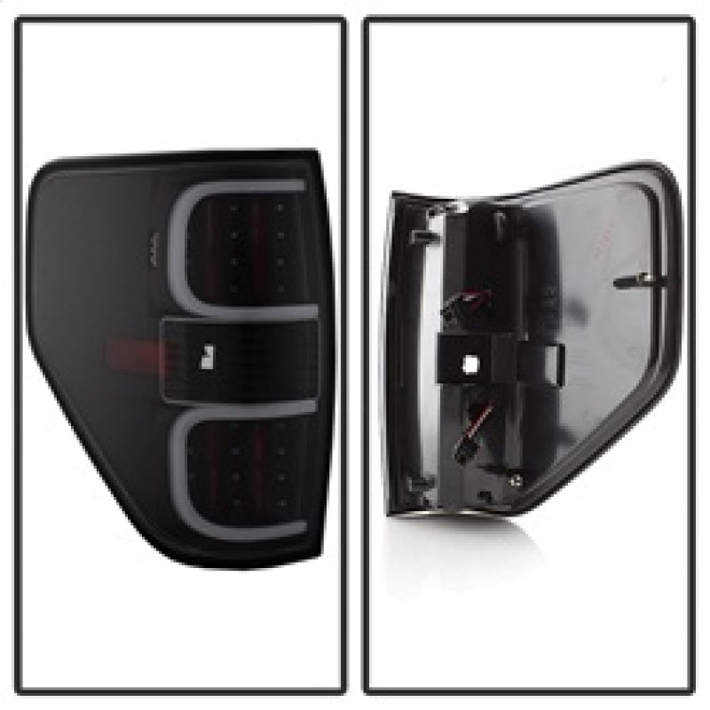 SPYDER xTune Ford F150 09-14 LED Tail Lights - Black ALT-ON-FF15009-LBLED-BK 5082169 5082169 Photo - Unmounted