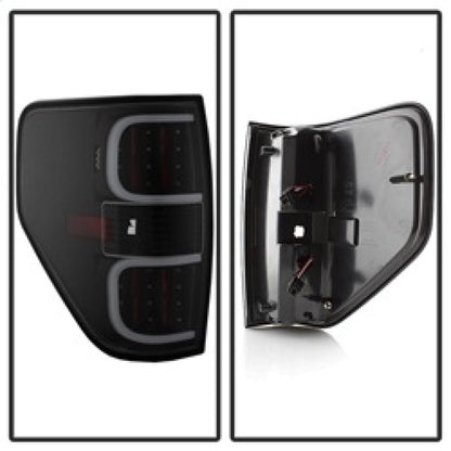 SPYDER xTune Ford F150 09-14 LED Tail Lights - Black ALT-ON-FF15009-LBLED-BK 5082169 5082169 Photo - Unmounted
