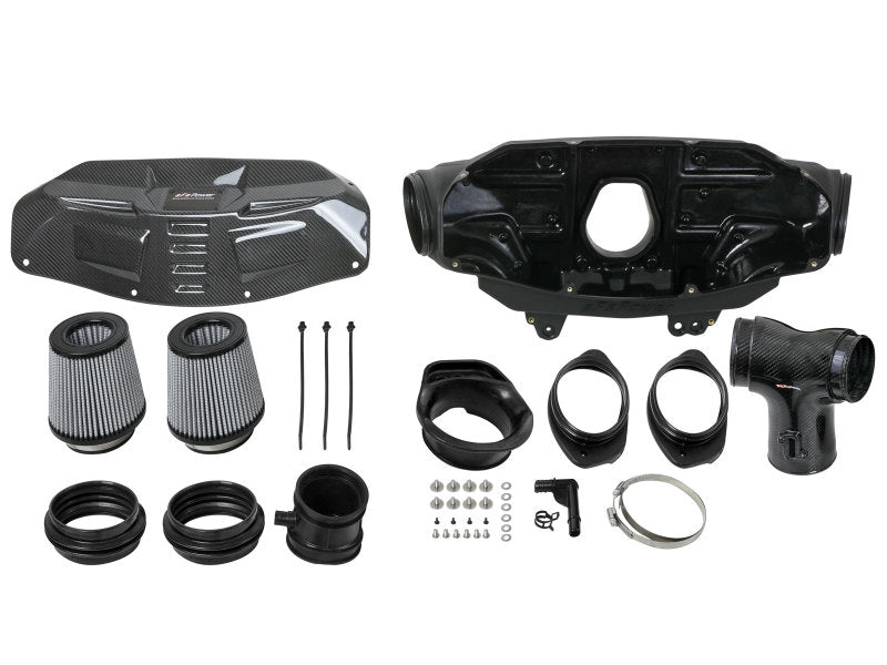 aFe 2020 Corvette C8 Black Series Carbon Fiber Cold Air Intake System With Pro DRY S Filters 58-10007D 58-10007D Photo - Unmounted