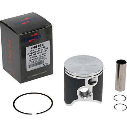 Vertex Pistons Vertex Piston 01-16 KTM 125 EXC 125cc Forged Pro Race Piston Kit 24419B 24419B Photo - Primary