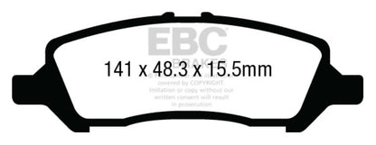 EBC Disc Brake Pad Set DP43009R Photo - Primary