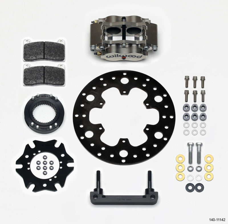 Wilwood Billet Narrow Dynalite Radial Mount Rear Inboard Midget Kit 10.50in x 0.35 Drilled Disc 140-11142 140-11142 Photo - Primary
