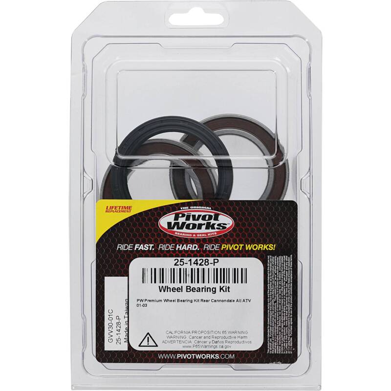 Pivot Works Cannondale Wheel Bearing Kit Premium Bearings 25-1428-P 25-1428-P Photo - Primary