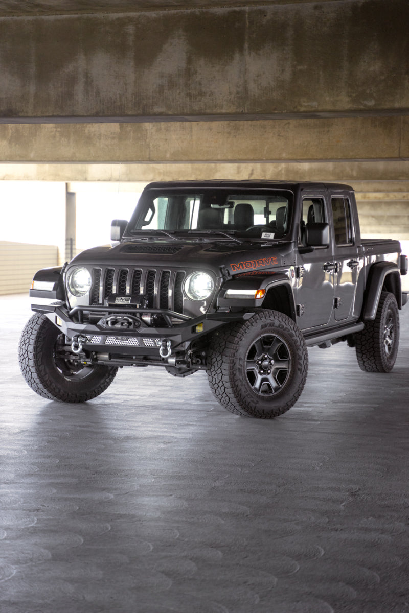 DV8 Offroad 07-18 Jeep Wrangler JK / 18-23 Wrangler JL / 20-23 Gladiator JT MTO Series Front Bumper FBJL-12 FBJL-12 Photo - Unmounted