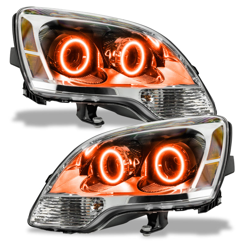 ORACLE Lighting 08-12 GMC Acadia Non-HID Pre-Assembled LED Halo Headlights - (2nd Design) -Amber 7732-005
