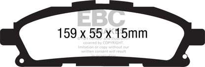 EBC Disc Brake Pad Set DP61877 Photo - Primary