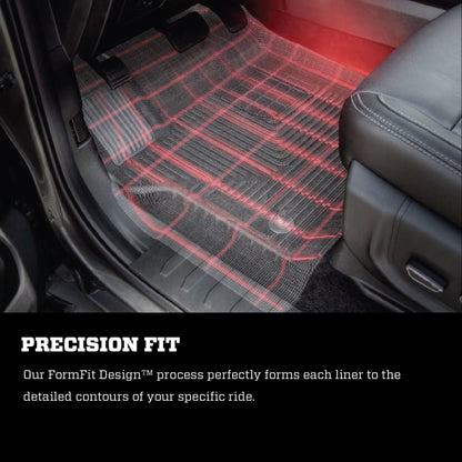 Husky Liners 09-10 Dodge Ram 1500 Ext Cab WeatherBeater Black 2nd Seat Floor Liners 19031 Photo - Mounted
